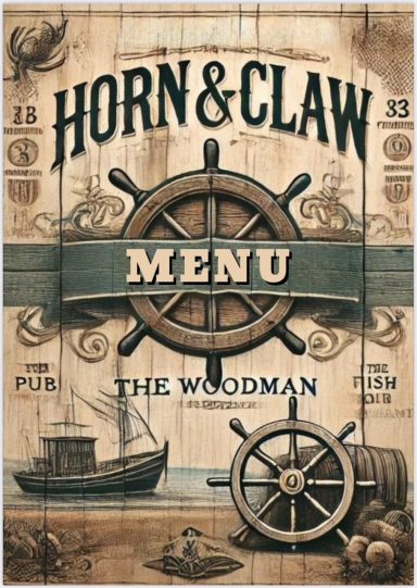 Evening Menu